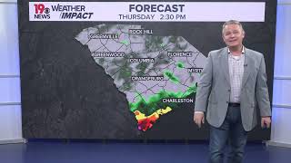 Daniels Updated Thursday South Carolina Weather Forecast [upl. by Traggat]