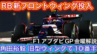 レッドブル謎の大失速もロングランは通常運転 日本人パラダイスFP1 F1アブダビGP金曜解説 [upl. by Anada]