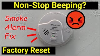 ✅ How to Factory Reset Your Fire Alarm Smoke Detector [upl. by Calvo697]