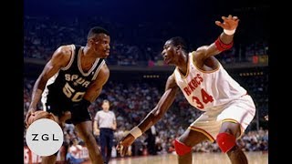 Hakeem Olajuwon Defensive Highlights Compilation [upl. by Ahsial]