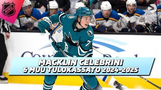 Macklin Celebrini amp muu tulokassato 20242025 [upl. by Adnalahs29]