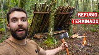 Termino el REFUGIO del CAMPAMENTO BUSHCRAFT  EP2 [upl. by Saffier]