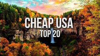 20 INSANELY CHEAP Destinations for Budget Travel in the USA [upl. by Rotberg]