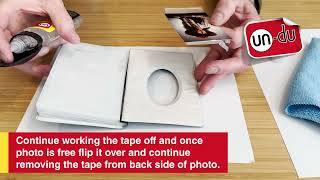 How to remove a selfadhesive tape from photograph and album [upl. by Attolrahc890]