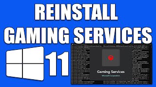 How To Uninstall and Reinstall Gaming Services on Windows 11 [upl. by Opiuuk]