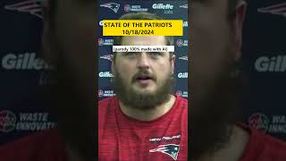 State of The New England Patriots AI Press Conferences 101824 [upl. by Ragas]