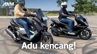 Yamaha NMAX Turbo vs Honda PCX 160  Ternyataaa [upl. by Moshe]