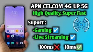 APN CELCOM TERCEPAT PALING STABIL 4G UP 5G [upl. by Marguerie]