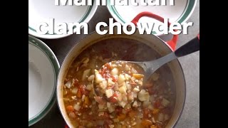 Manhattan Clam Chowder  Make your chowda Big Apple style [upl. by Gualtiero876]