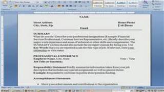 Resume Writing Tips  About Financial Planner Resumes [upl. by Zetnauq6]