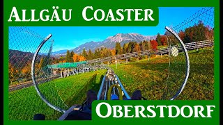 Sommerrodelbahn ALLGÄU COASTER OBERSTDORF GoPro ONRIDE 4K [upl. by Shermy881]