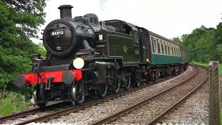 BR 41313 Ivatt Class 2 262 Locomotive at Southern Steam Up 2023  Spa Valley Railway [upl. by Calypso863]