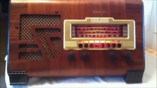 Philco Model 40 155 Video [upl. by Rubenstein]