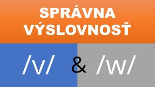 Anglická výslovnosť Rozdiel medzi v a w v slovách quotmovequot a quotmowquot [upl. by Pontius439]