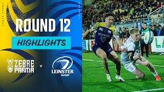 Zebre Parma vs Leinster  Instant Highlights  Round 12  URC 202324 [upl. by Kast]