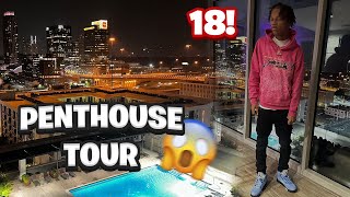 I MOVED INTO MY DREAM PENTHOUSE AT 18 LUXURY APARTMENT TOUR [upl. by Nnylsor661]