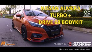 Nissan Almera Turbo Bodykit drive68 by Street Garage  Part 1 [upl. by Alithea]