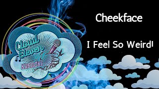 Cheekface  I Feel So Weird  karaoke  instrumental [upl. by Anitirhc]