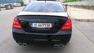 Mercedes S500 with S63 AMG Exhaust SOUND [upl. by Oinoitna277]