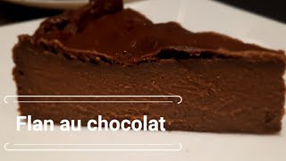 ✅ Flan au chocolat sans pâte [upl. by Llibyc]