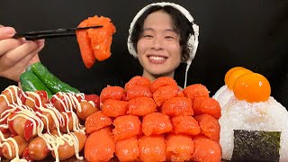 ASMR たっぷり明太子の痛風定食‼️【咀嚼音mukbangEating Sounds】 [upl. by Nosinned]