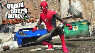 SPIDERMAN FAR FROM HOME GTA 5 Mods [upl. by Anirat400]