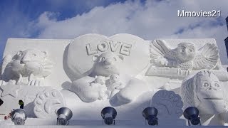 第６5回さっぽろ雪まつり 2014年2月６日Sapporo Snow Festival [upl. by Amilb]