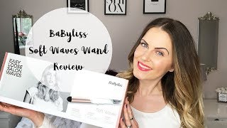 BaByliss Boutique Soft Waves Hair Wand Review  How I Curl My Hair [upl. by Eserehs]