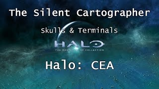 Halo MCC Halo CEA  Skulls amp Terminals  Mission 4  The Silent Cartographer  Collectibles [upl. by Yrbua]