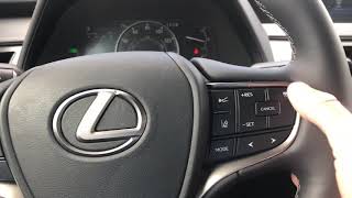 2020 Lexus UX HOW TO Use adaptive cruise control [upl. by Waldner]