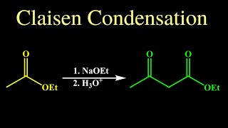 Claisen Condensation Reaction [upl. by Ansela]