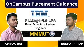 IBM Placement Process Explained by Rudra Pratap  MMMUT Interview  Chirag Rai [upl. by Dona44]