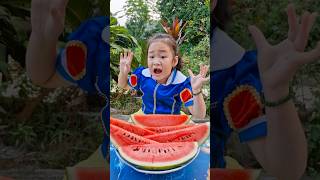 Watermelon Ice Cream Hydraulic Press SECRET cute baby candy  watermelon candy is great [upl. by Gates249]