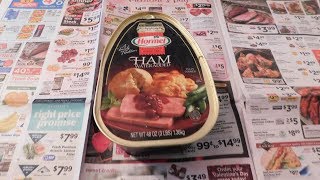 Hormel Can Ham Campbells Chunky Soup Breakstones Sour CreamPepsi [upl. by Behka875]