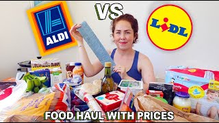 LIDL WEEKLY FOOD HAUL 2023  Aldi VS Lidl Whos CHEAPER [upl. by Amesari553]