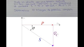 ¿Como determinar el triángulo de potencias de una red monofásica [upl. by Ehtylb603]