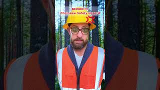 Newbie and chainsaw fails fail construction adamrose workers [upl. by Kcirderfla]