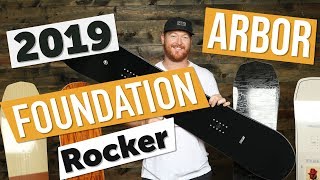 2019 Arbor Foundation Rocker Snowboard Review [upl. by Aneleve]