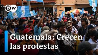 Manifestantes piden la renuncia del fiscal general en Guatemala [upl. by Nylaf]