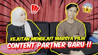 KEJUTAN MENGEJUT MARSYA PILIH CONTENT PARTNER BARU   HASIF KECEWA [upl. by Siblee]