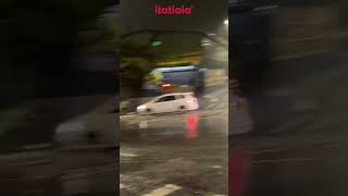 CHUVA FORTE ALAGA AVENIDA SILVIANO BRANDÃO NO BAIRRO HORTO EM BH [upl. by Sadnak]