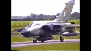 RAF Cottesmore 1993 TTTE Tornado GR1s [upl. by Youlton640]