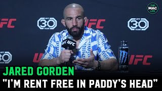 Jared Gordon on Paddy Pimblett quotIm clearly living rent free in his headquot [upl. by Syst]