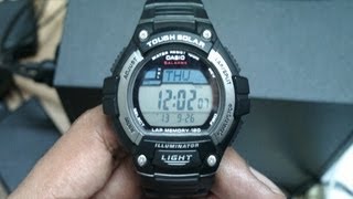 Casio WS220 unboxing and opinion Tough solar runners watch D092 [upl. by Akamaozu]