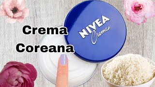 Cómo hacer crema de Arroz Coreana para la Cara [upl. by Atteirneh]