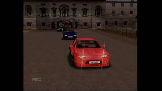 Metropolis Street Racer Rolling Demo Dreamcast Real hardware VGA [upl. by Melar]