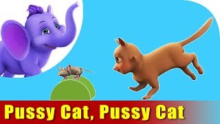 Pussy Cat Pussy Cat  English Nursery Rhyme for Kids in 4K  Appu Series [upl. by Divine513]