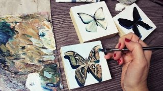 Painting Moths amp Butterflies  Finding Inspiration in Unexpected Places [upl. by Attenauq]