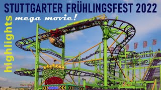 Stuttgarter Frühlingsfest 2022  Cannstatter Wasen Volksfest Stuttgart  HIGHLIGHTS 4K MEGA MOVIE [upl. by Eenitsed769]