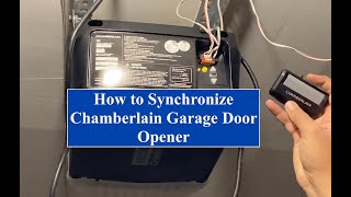 How to Program Chamberlains 940EV Wireless Keypad to a Garage Door Opener [upl. by Anuat479]